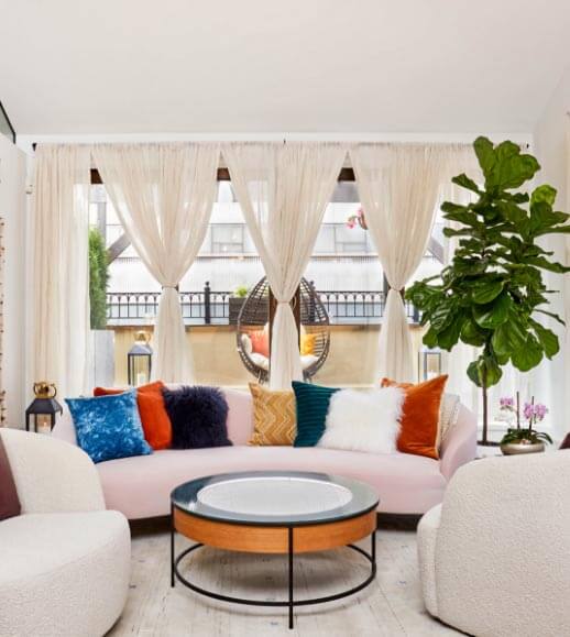 Sisyphus Metal Coffee Table Cherry Lifestyle Luxury High End Sisyphus Metal Coffee Table with Glass Top
